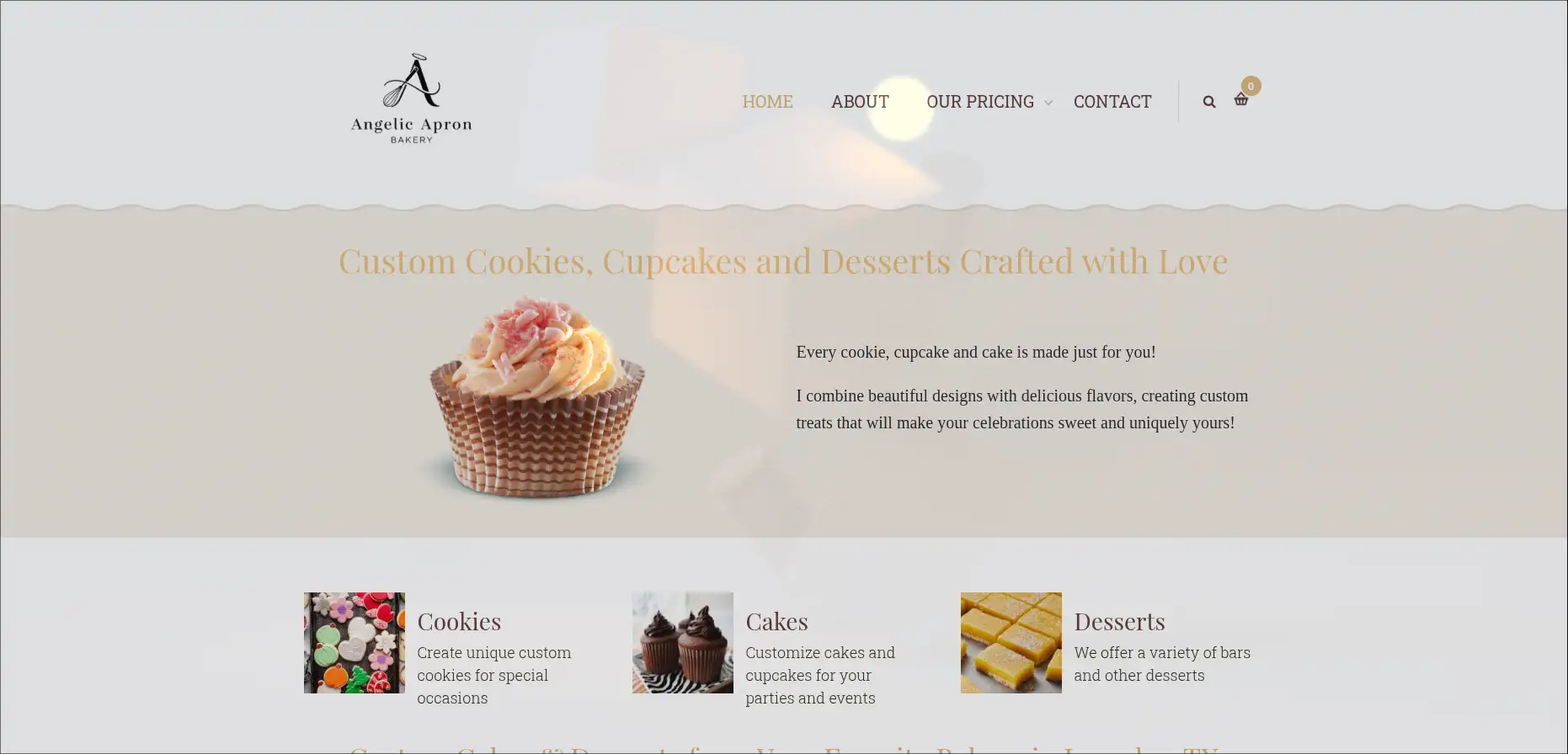 Angelic Apron Bakery Before Build